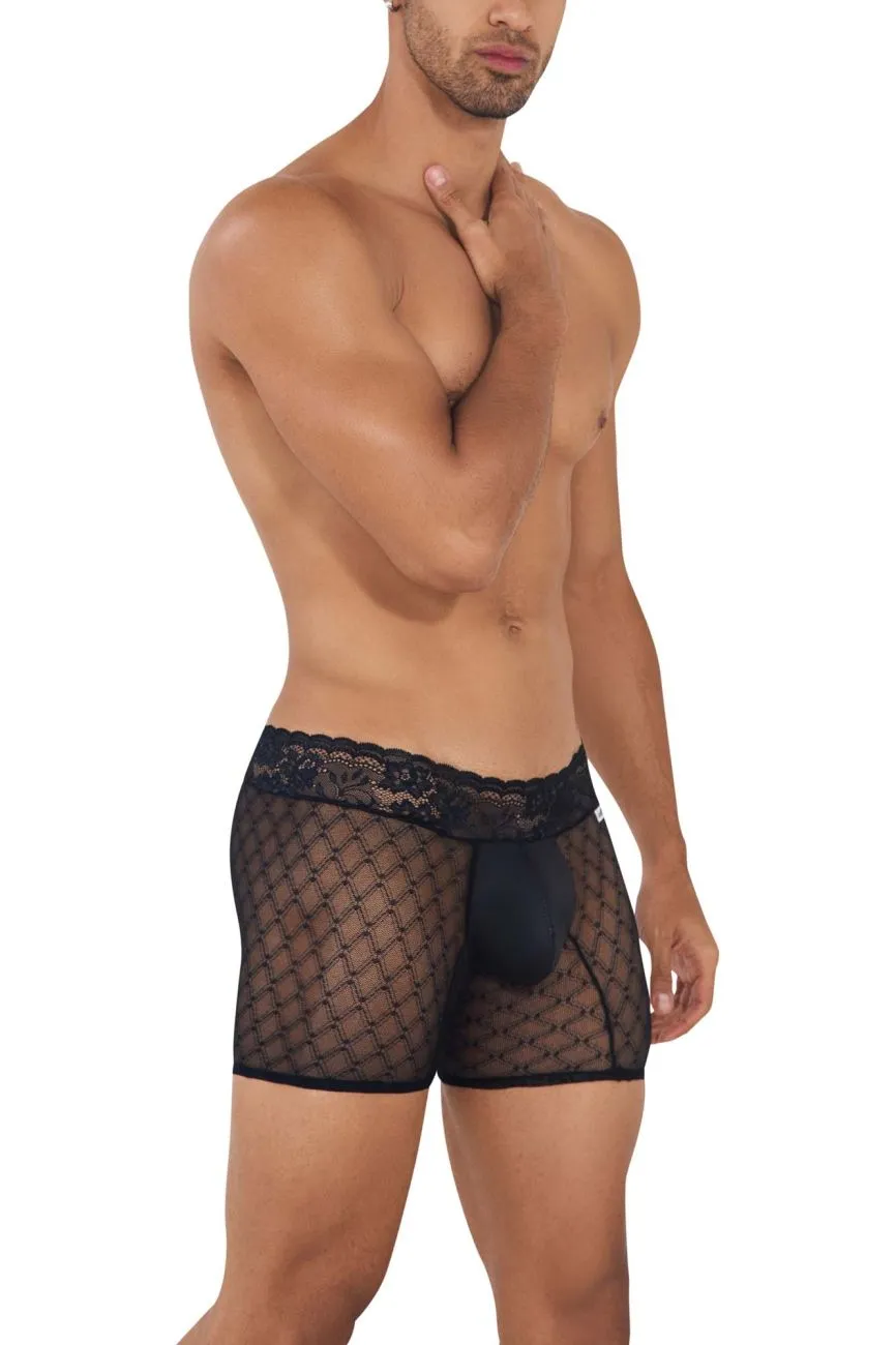 Bekleidung_Candyman_Herrenunterwäsche CandyMan 99723 Durchsichtige Shorts Farbe Schwarz