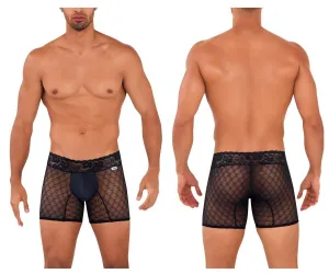 Clothing_Candyman_Mens Underwear CandyMan 99723 See-through Trunks Color Black