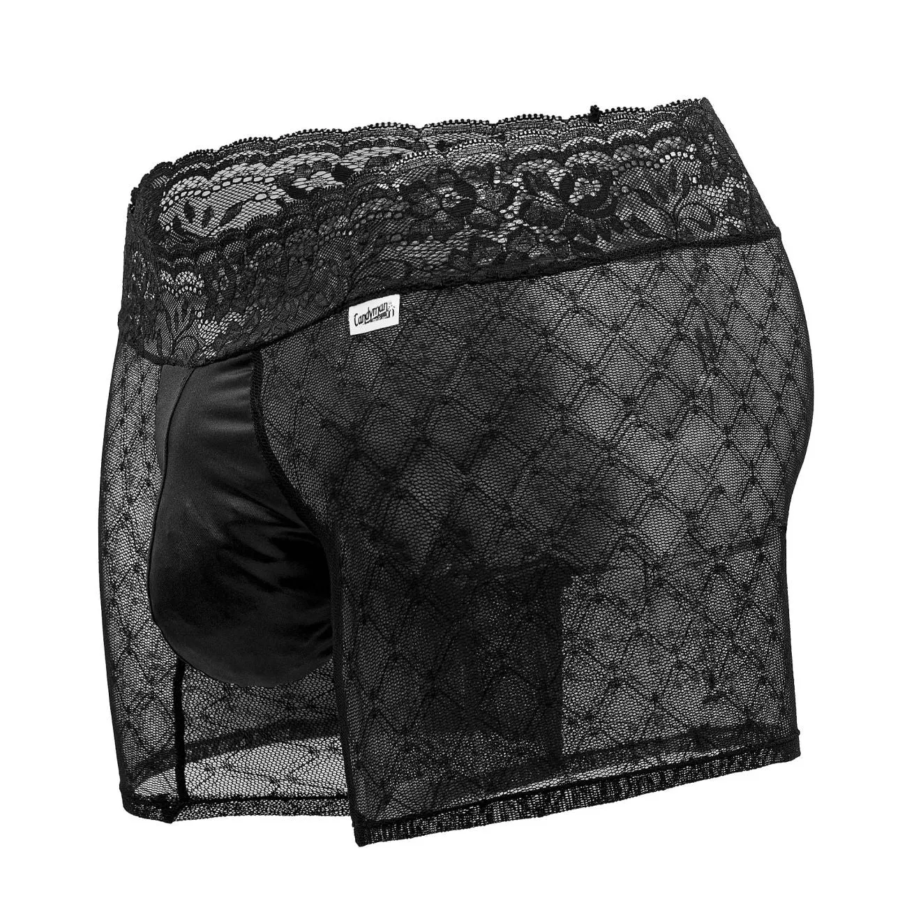 Bekleidung_Candyman_Herrenunterwäsche CandyMan 99723 Durchsichtige Shorts Farbe Schwarz