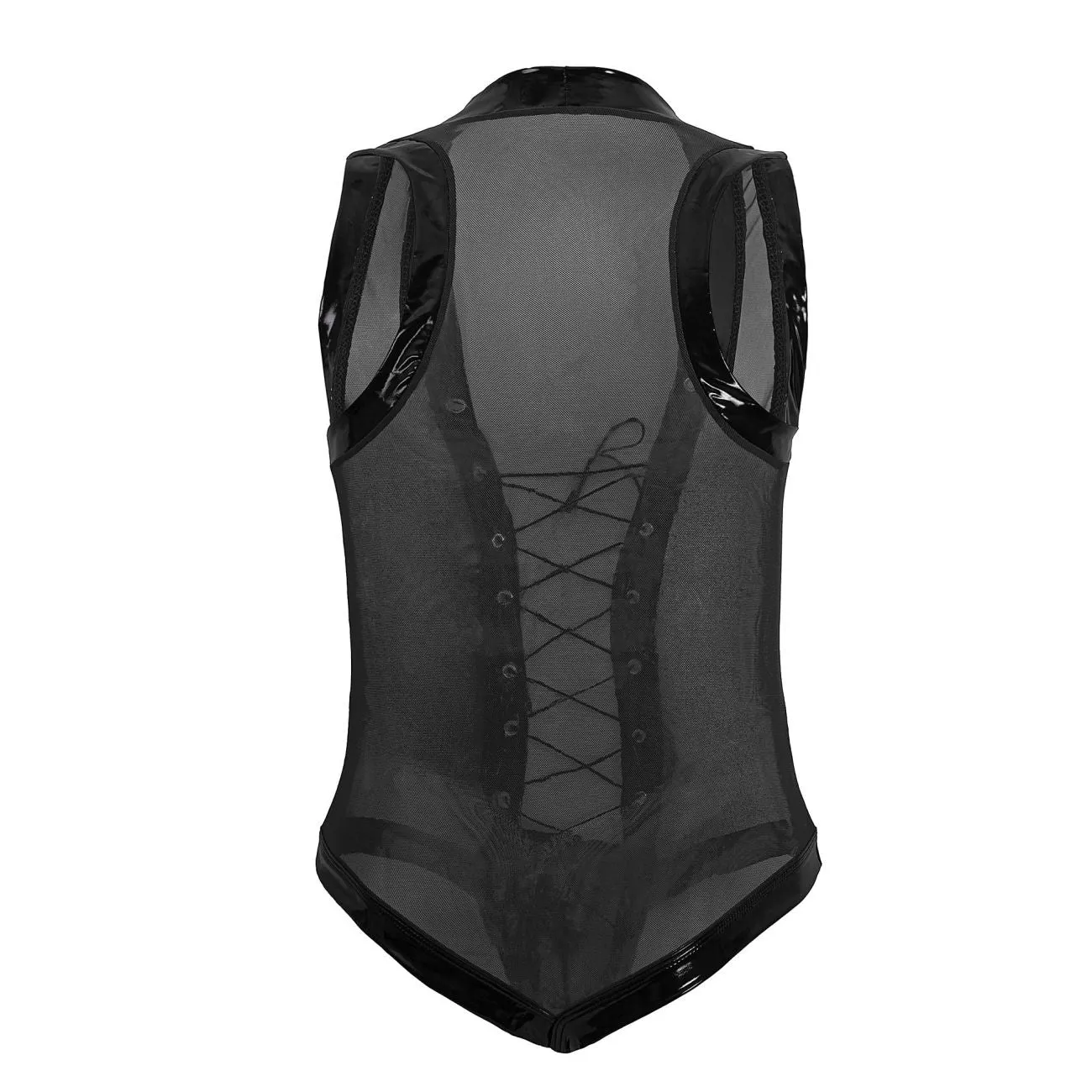 Bekleidung_Candyman_Herrenunterwäsche CandyMan 99774 Gladiatoren-Bodysuit Farbe Schwarz
