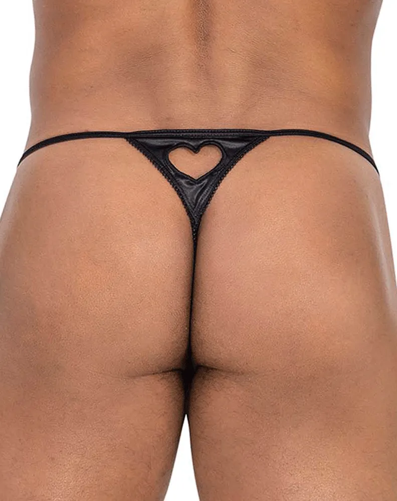 Bekleidung_Candyman_Herrenunterwäsche Candyman 99789 Herz-Tangas Schwarz