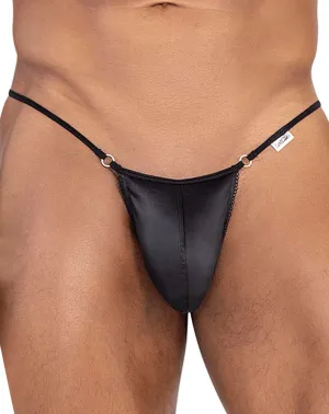 Clothing_Candyman_Mens Underwear Candyman 99789 Heart Thongs Black