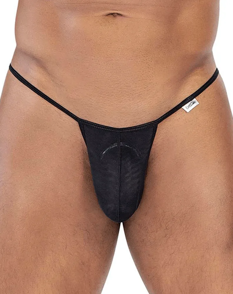 Bekleidung_Candyman_Herrenunterwäsche Candyman 99795 Mesh G-String Tangas Schwarz