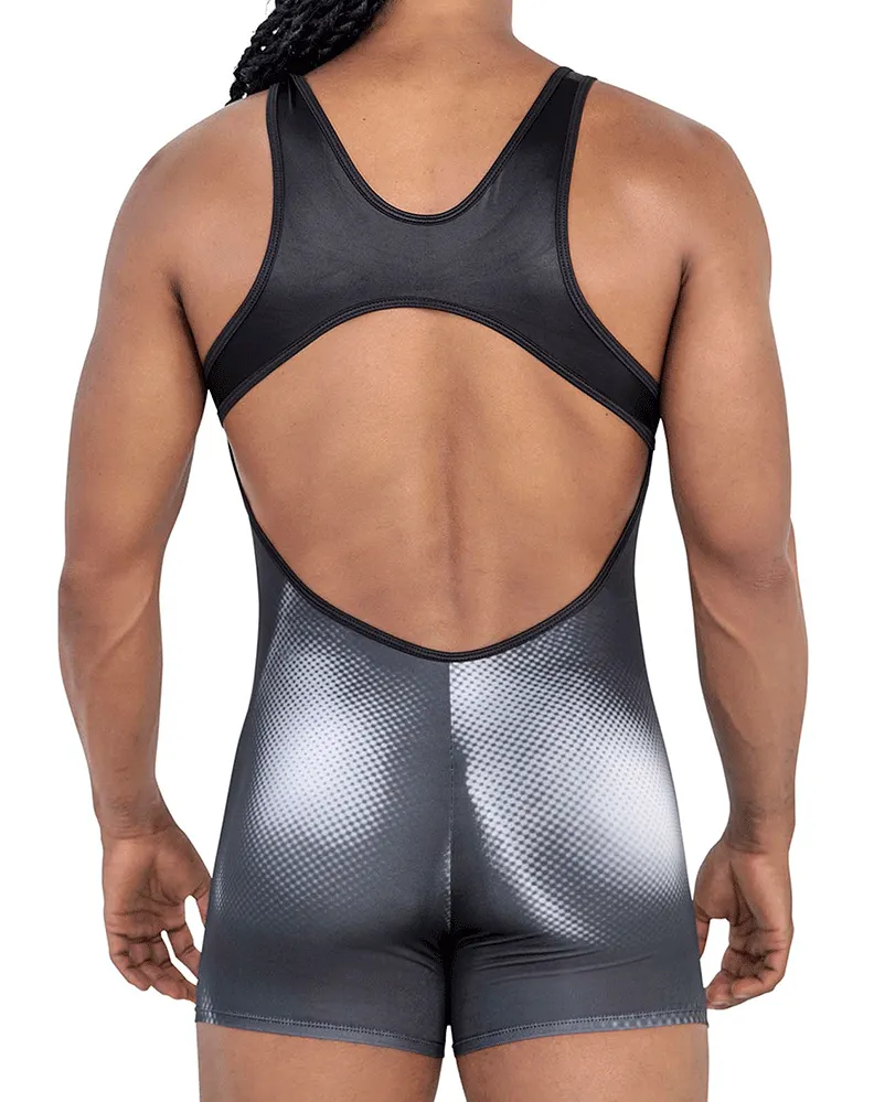 Bekleidung_Candyman_Herrenunterwäsche Candyman 99796 Muskeln-Body Schwarz-Weiß