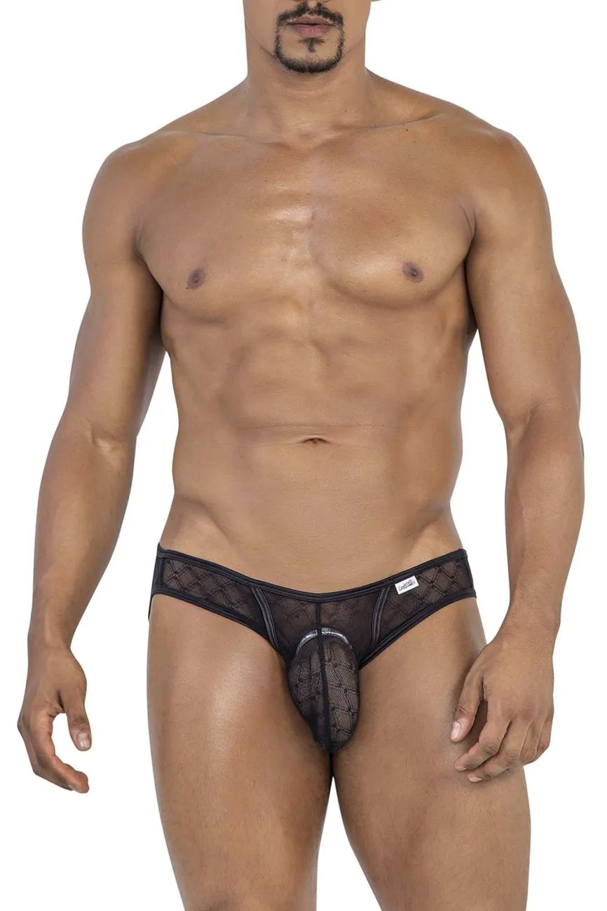 Bekleidung_Candyman_Herrenunterwäsche CandyMan 99812 Mesh Slips Farbe Schwarz