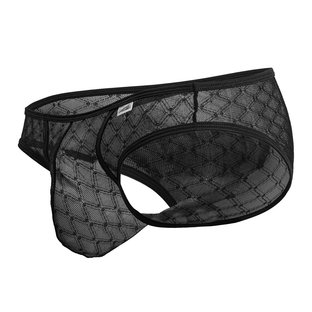 Bekleidung_Candyman_Herrenunterwäsche CandyMan 99812 Mesh Slips Farbe Schwarz