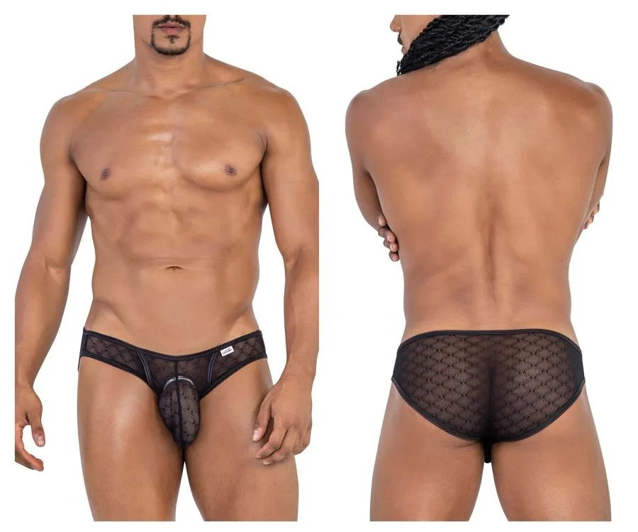 Bekleidung_Candyman_Herrenunterwäsche CandyMan 99812 Mesh Slips Farbe Schwarz