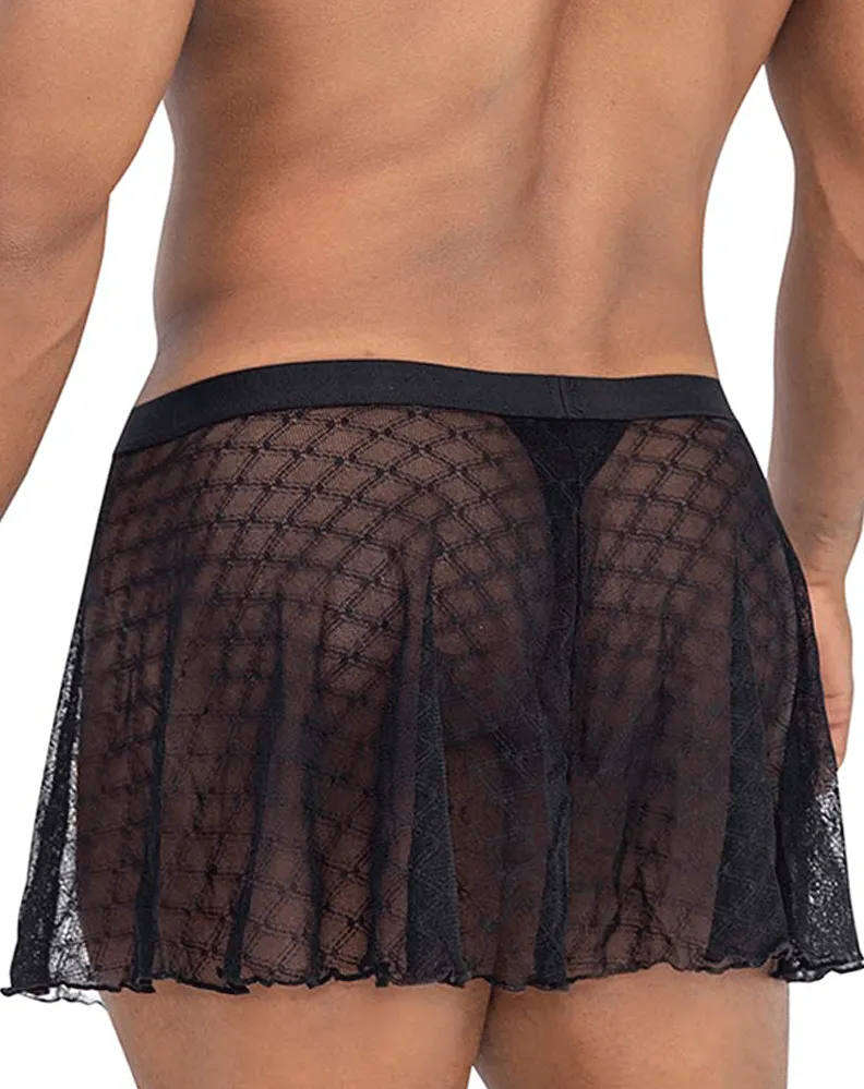 Bekleidung_Candyman_Herrenunterwäsche Candyman 99813 Netzrock Schwarz
