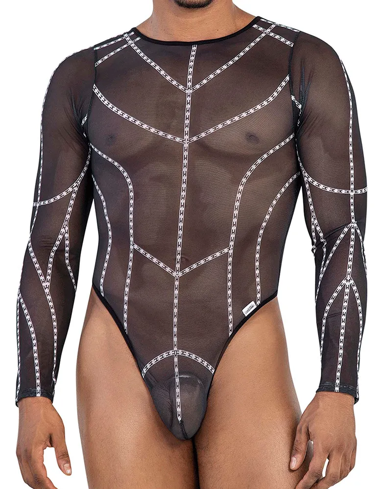 Bekleidung_Candyman_Herrenunterwäsche Candyman 99816 Mesh-Body Schwarz