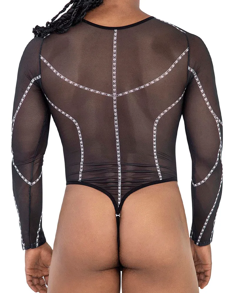 Bekleidung_Candyman_Herrenunterwäsche Candyman 99816 Mesh-Body Schwarz
