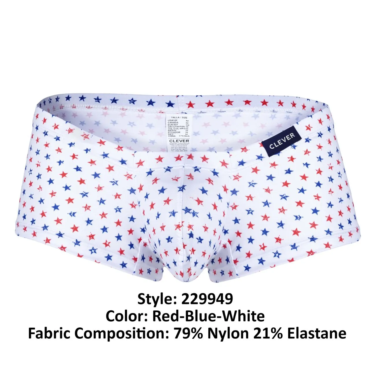 Clever Herrenunterwäsche 3er Pack Australische Latin Trunks