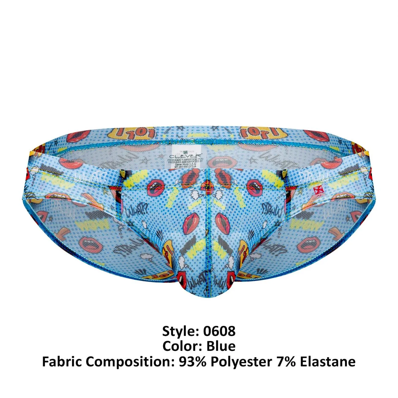 Clever Herrenunterwäsche Clever 0608-1 Motivationsslip Farbe Blau