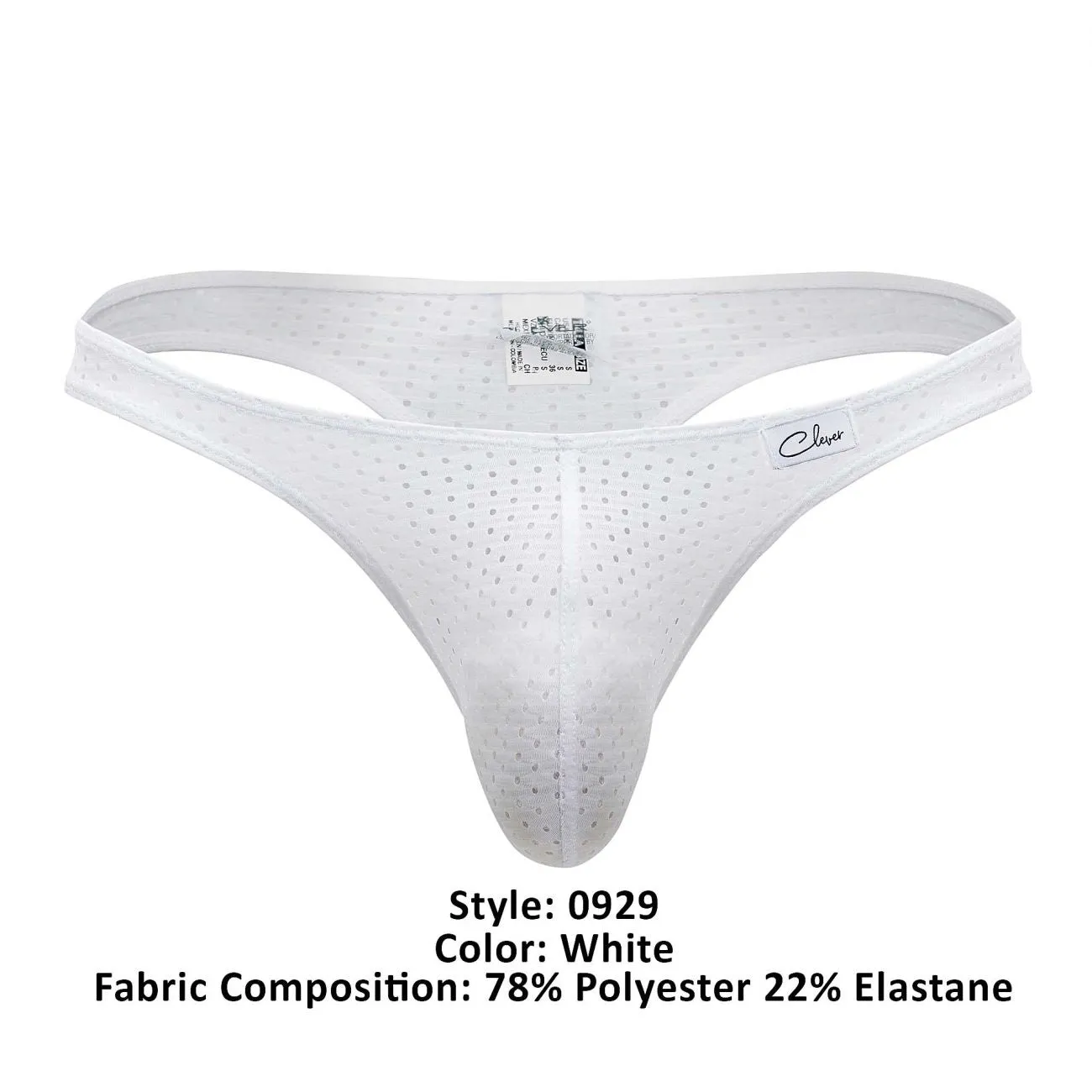 Clever Herrenunterwäsche Clever 0929 Passt Tangas Farbe Weiß
