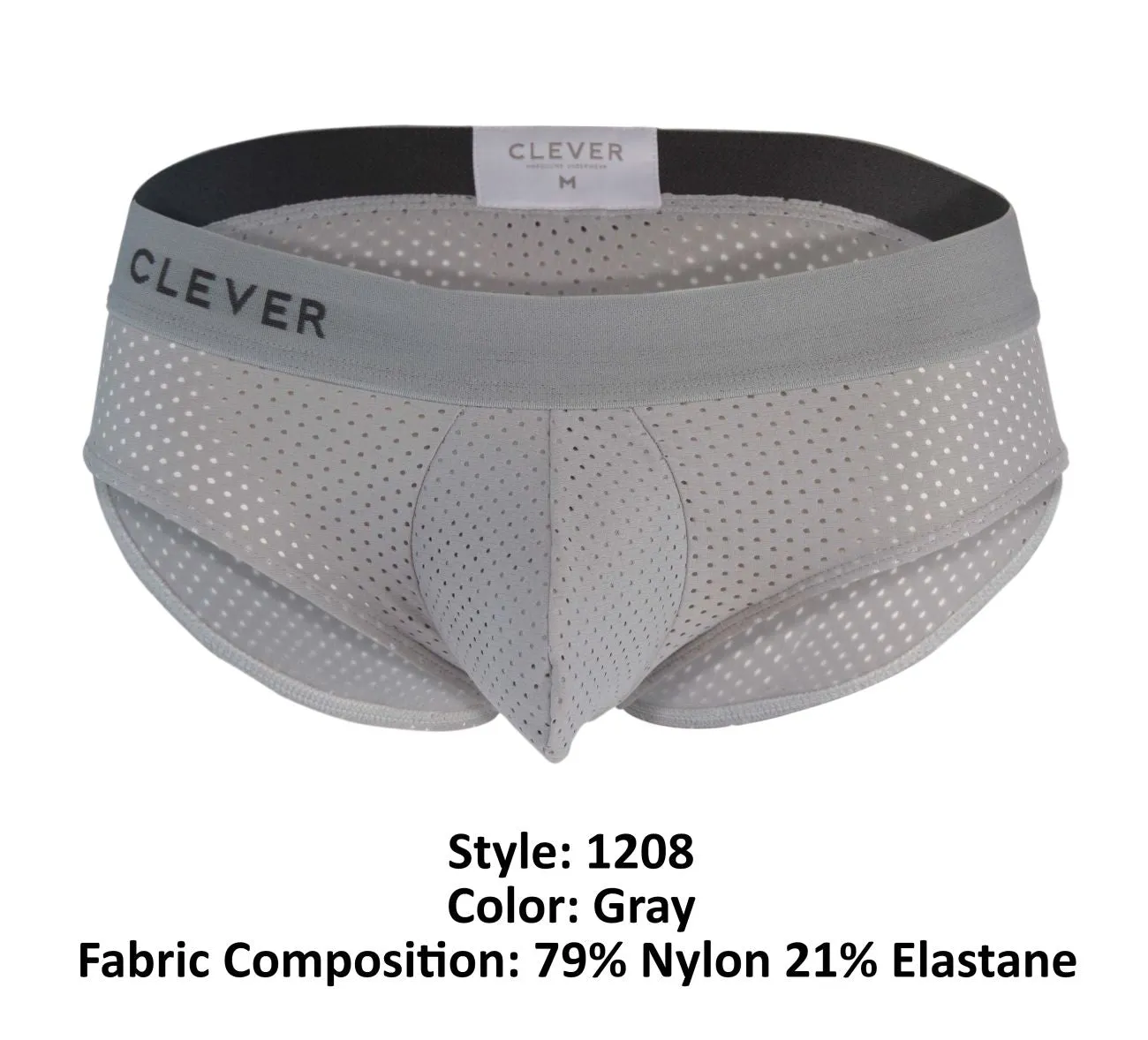 Clever Herrenunterwäsche Clever 1208 Euphoria Slip Farbe Grau