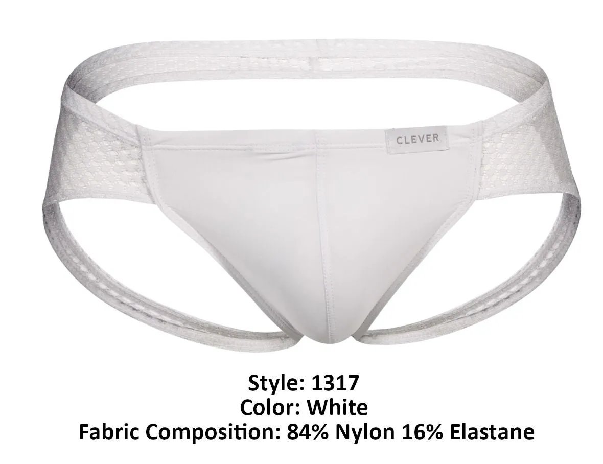 Clever Herrenunterwäsche Clever 1317 Drang Jockstrap Farbe Weiß