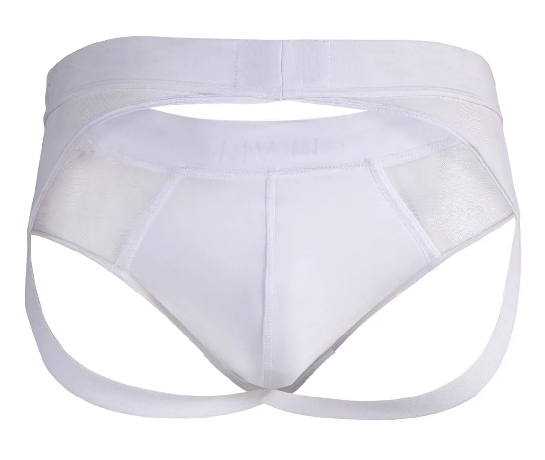 Clever Herrenunterwäsche Clever 1513 Kaspisches Jockstrap Farbe Weiß