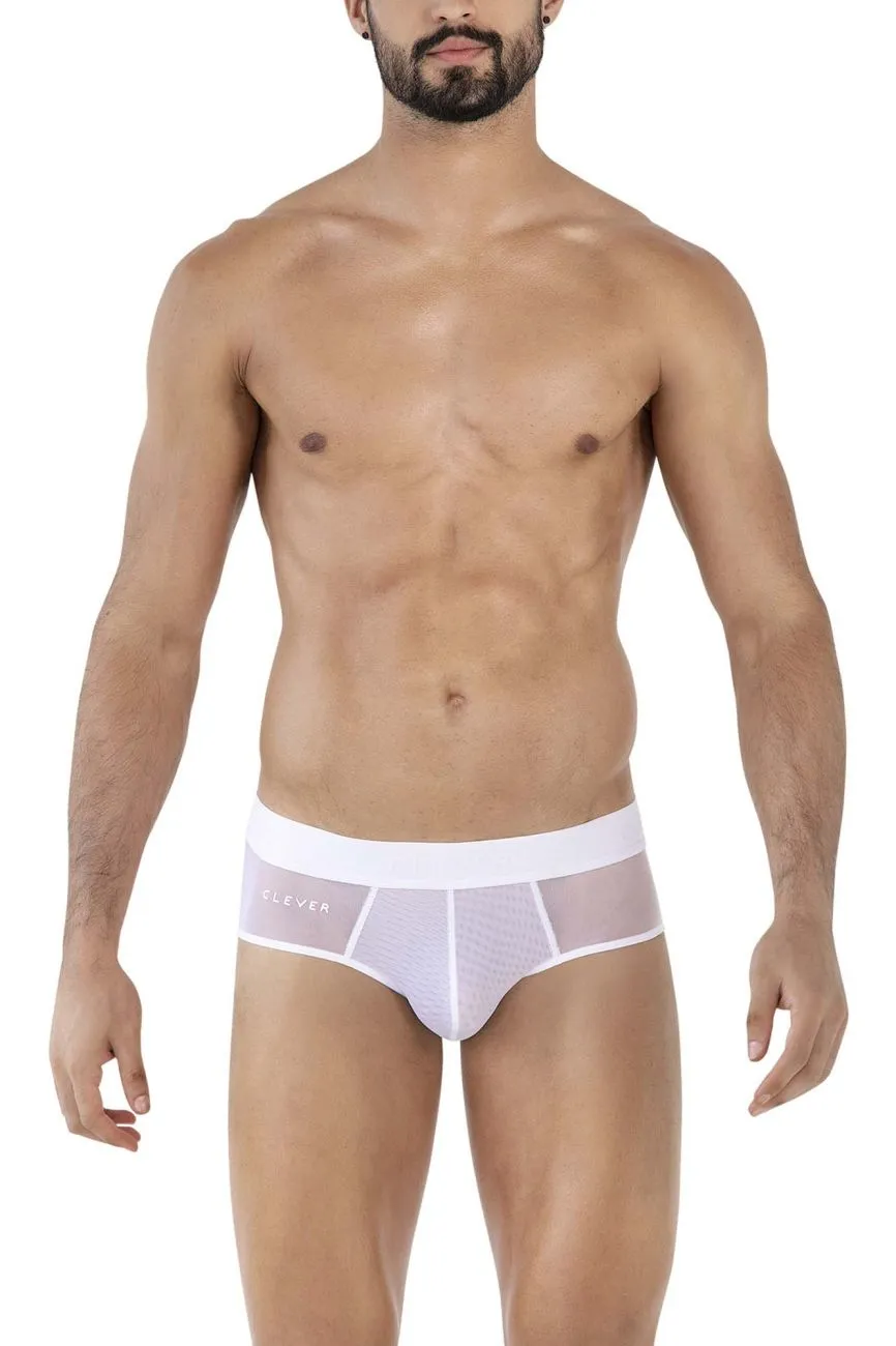 Clever Herrenunterwäsche Clever 1626 Yin Yang Slip Farbe Weiß