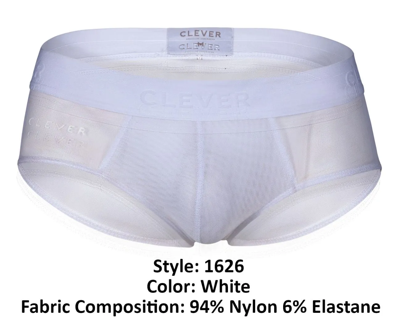 Clever Herrenunterwäsche Clever 1626 Yin Yang Slip Farbe Weiß