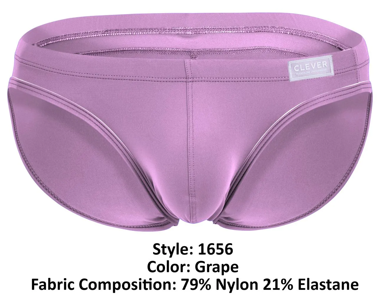 Clever Herrenunterwäsche Clever 1656 Mirage Bikini Farbe Grape