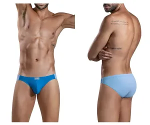 Clothing_Clever_Mens Underwear Clever 1681 Two-Tone Bikini Color Blue