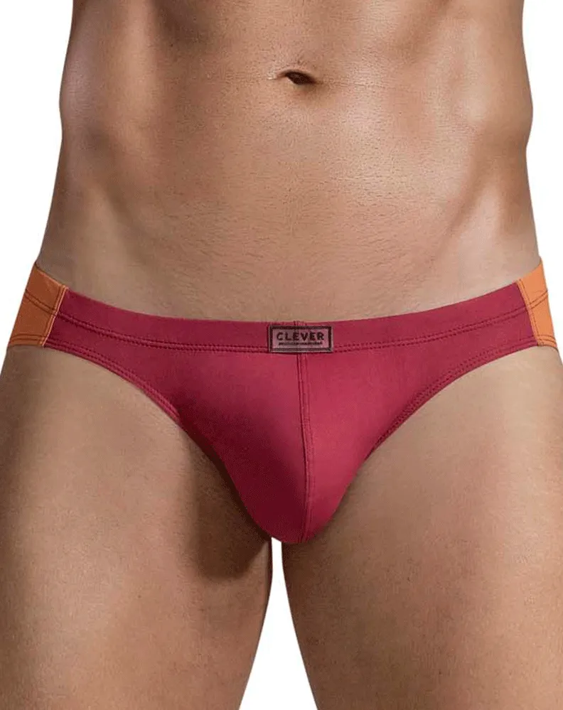 Clever Herrenunterwäsche Clever 1681 Zweifarbiger Bikini Grape