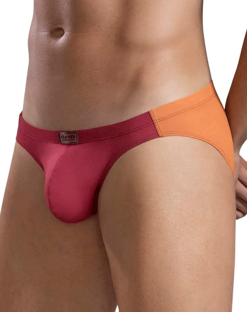 Clever Herrenunterwäsche Clever 1681 Zweifarbiger Bikini Grape