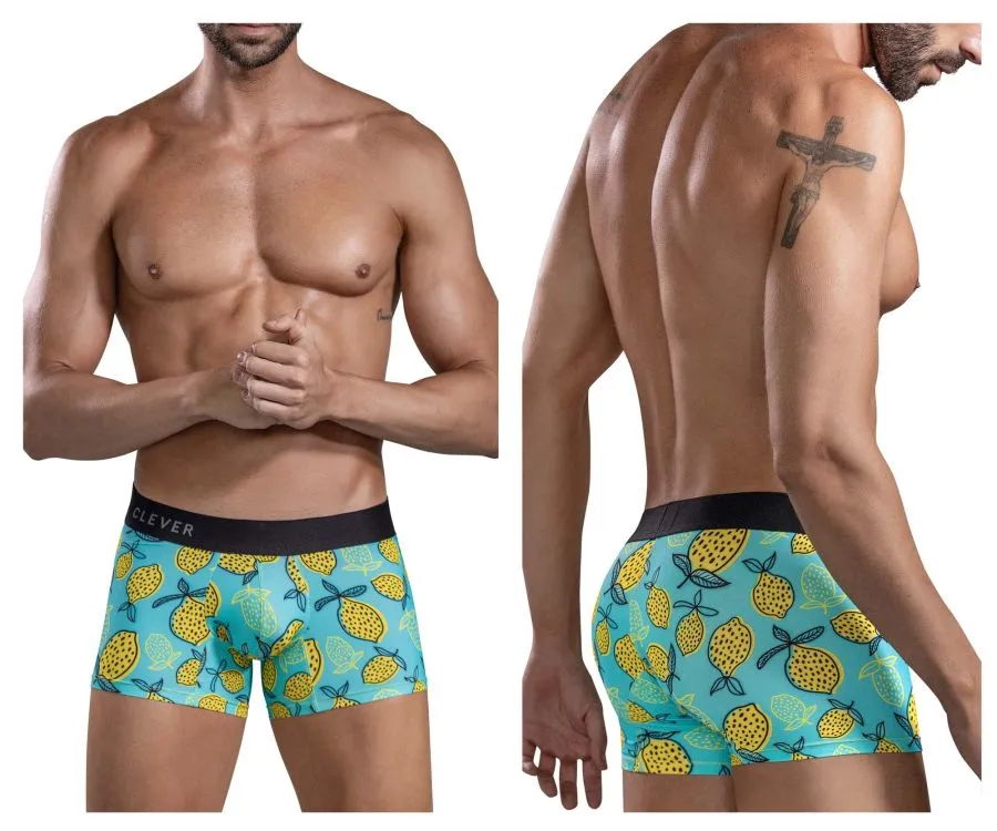 Clever Herrenunterwäsche Clever 1686 Zitronen Boxershorts Farbe Blau