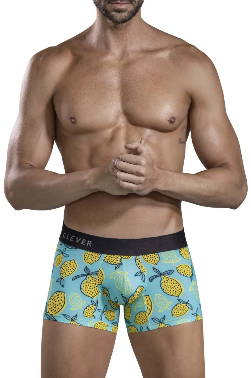 Clever Herrenunterwäsche Clever 1686 Zitronen Boxershorts Farbe Blau