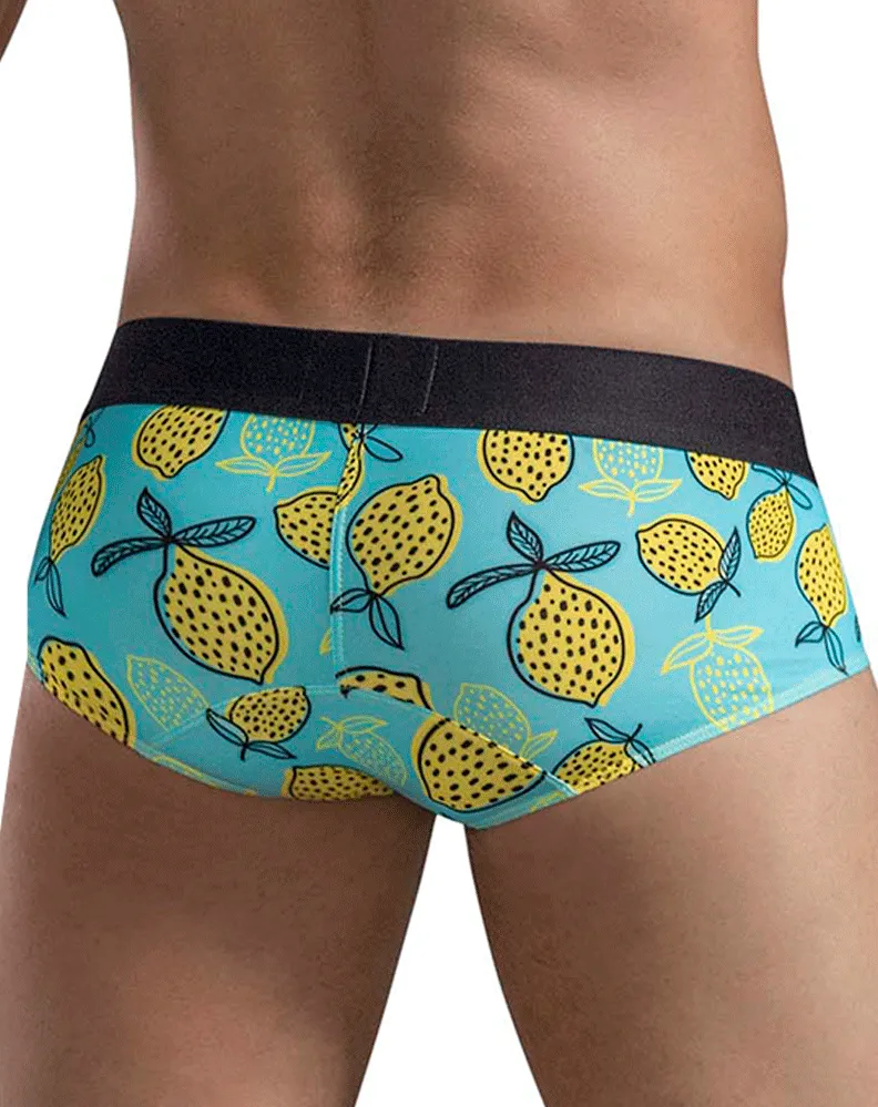 Clever Herrenunterwäsche Clever 1687 Zitronen-Slip Blau