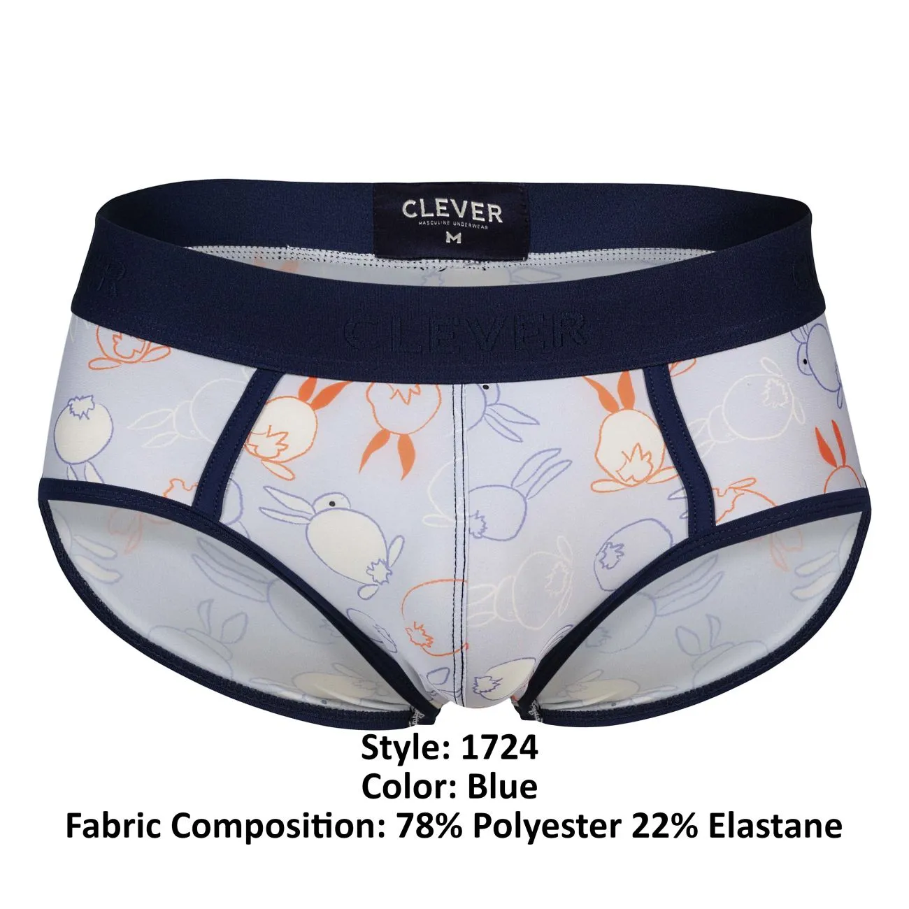 Clever Herrenunterwäsche Clever 1724 Coney Slip Farbe Blau