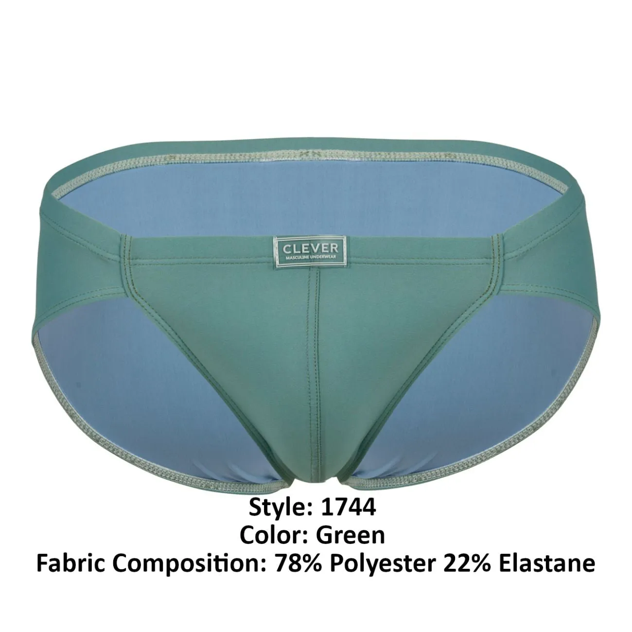 Clever Herrenunterwäsche Clever 1744 Frühlingsslips Farbe Grün