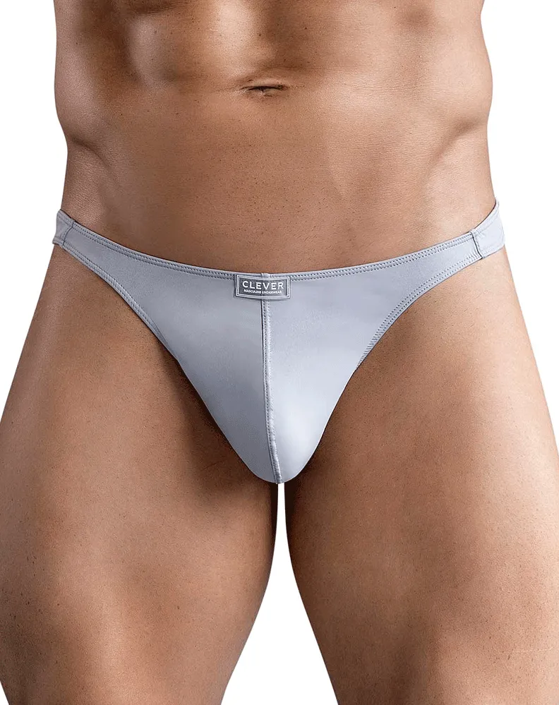 Clever Herrenunterwäsche Clever 1745 Optimo String-Tanga Grau