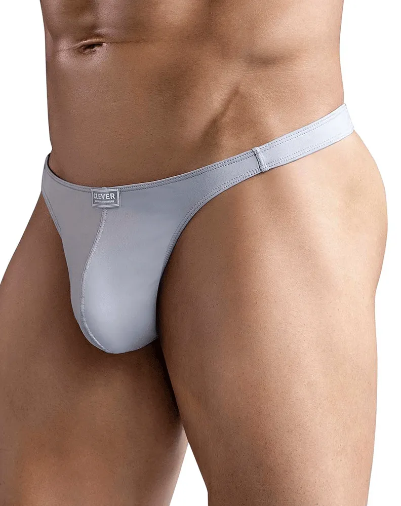 Clever Herrenunterwäsche Clever 1745 Optimo String-Tanga Grau
