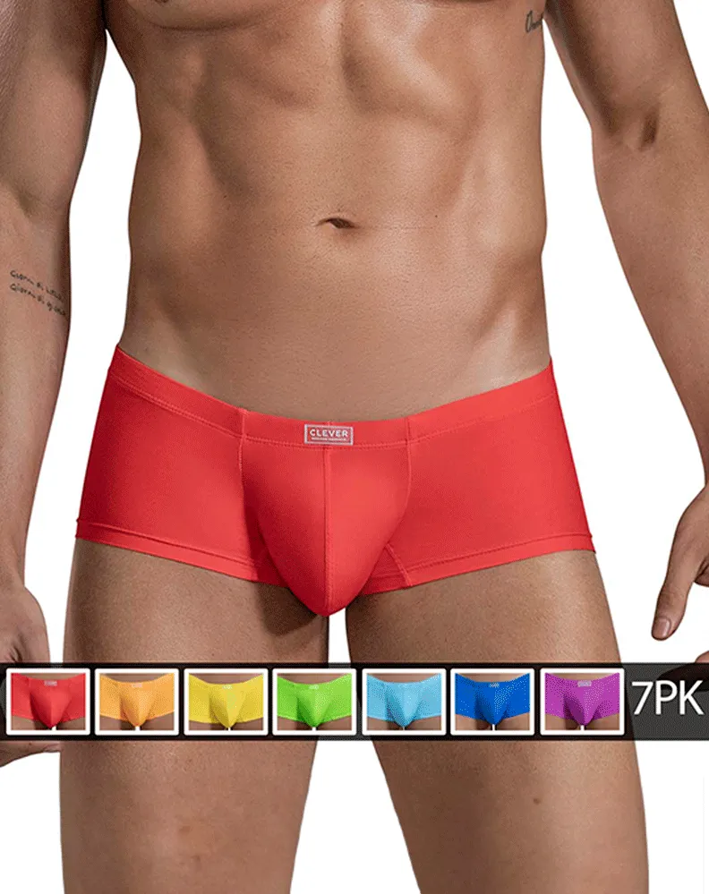 Clever Herrenunterwäsche Clever 229946 7er-Pack Boxershorts Mehrfarbig