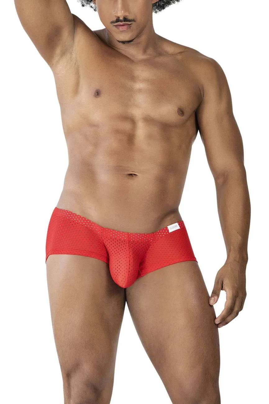 Clever Herrenunterwäsche Clever 229947 3er Pack Australische Latin Trunks Farbe Schwarz-Rot-Blau