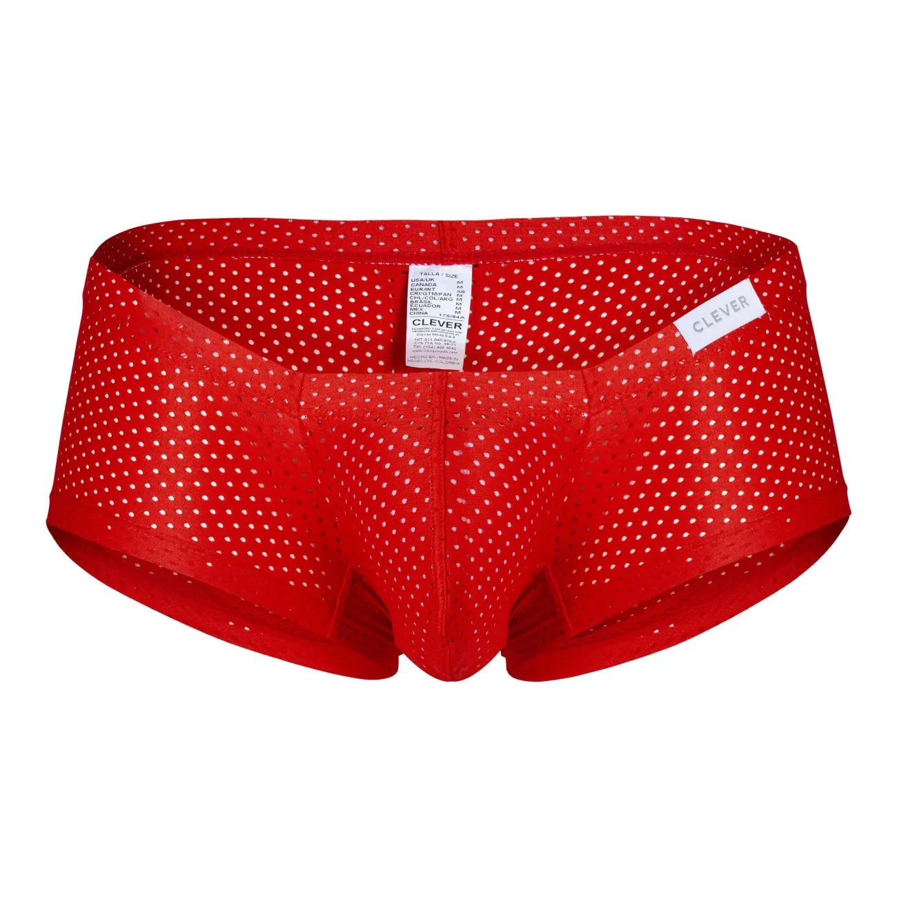 Clever Herrenunterwäsche Clever 229947 3er Pack Australische Latin Trunks Farbe Schwarz-Rot-Blau