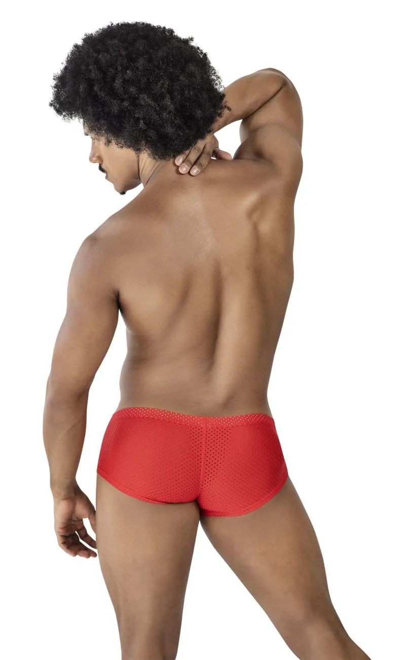 Clever Herrenunterwäsche Clever 229947 3er Pack Australische Latin Trunks Farbe Schwarz-Rot-Blau