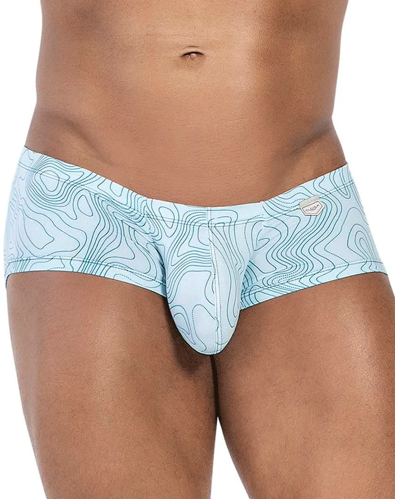 Clever Herrenunterwäsche Clever 229951 3er-Pack Australische Latex-Boxershorts Blau-Weiß-Grün