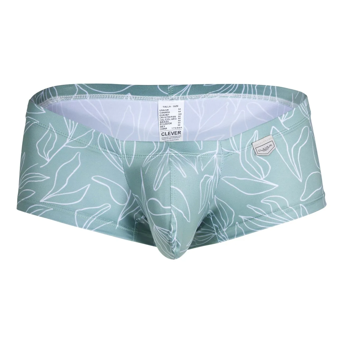 Clever Herrenunterwäsche Clever 229951 3er Pack Australische Latin Trunks Farbe Blau-Weiß-Grün