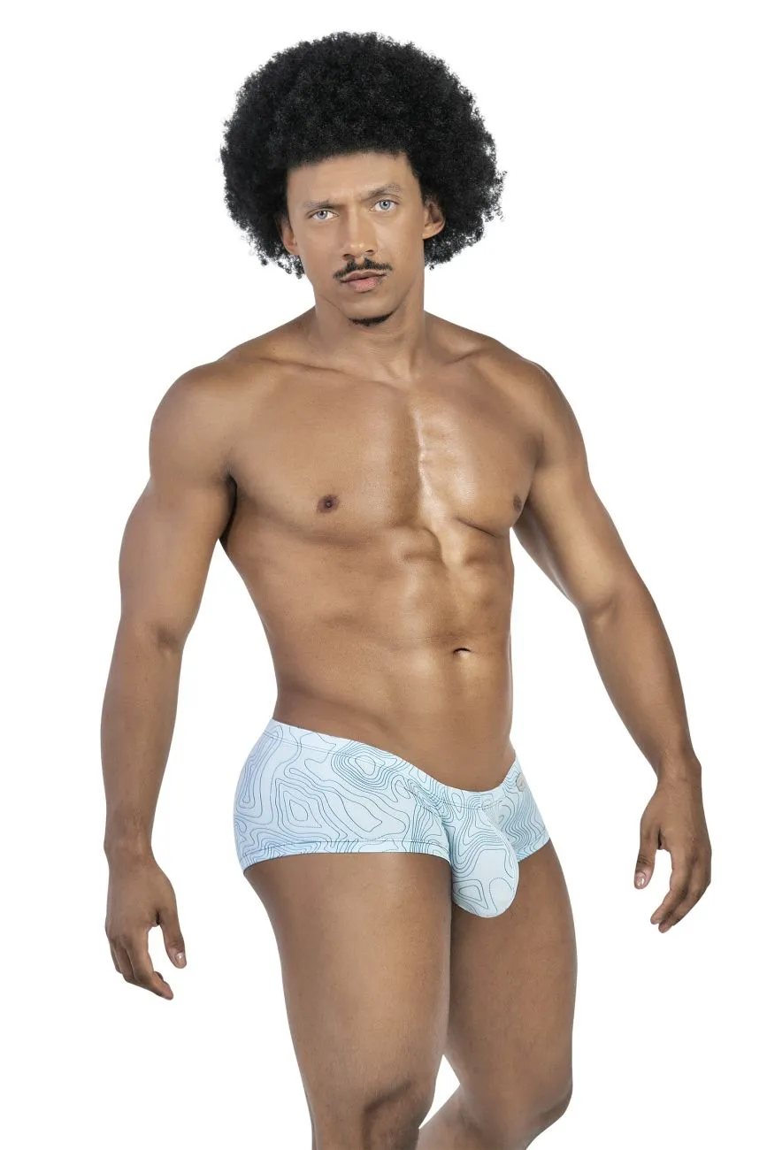 Clever Herrenunterwäsche Clever 229951 3er Pack Australische Latin Trunks Farbe Blau-Weiß-Grün