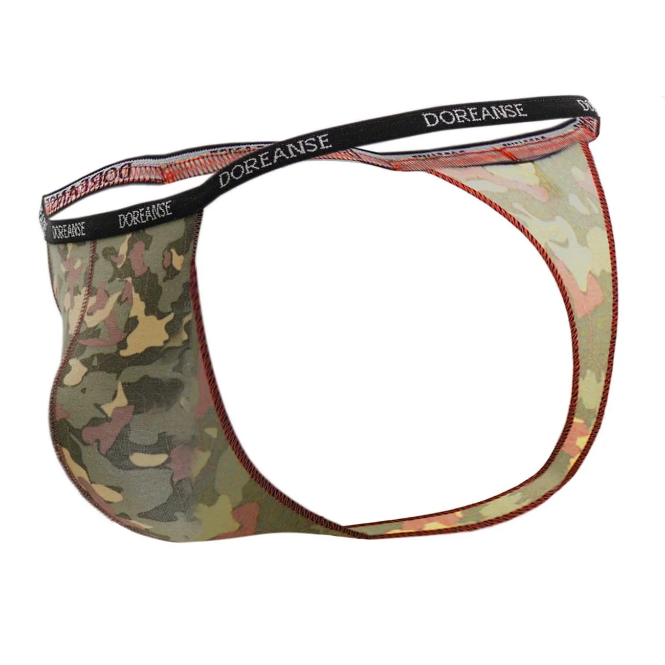 Bekleidung_Doreanse_Herrenunterwäsche Doreanse 1312-PRN Tarnfarbe String-Tanga Farbig Bedruckt