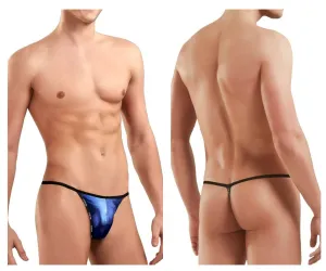 Clothing_Doreanse_Mens Underwear Doreanse 1326-RBL Flashy G-String Color Royal Blue