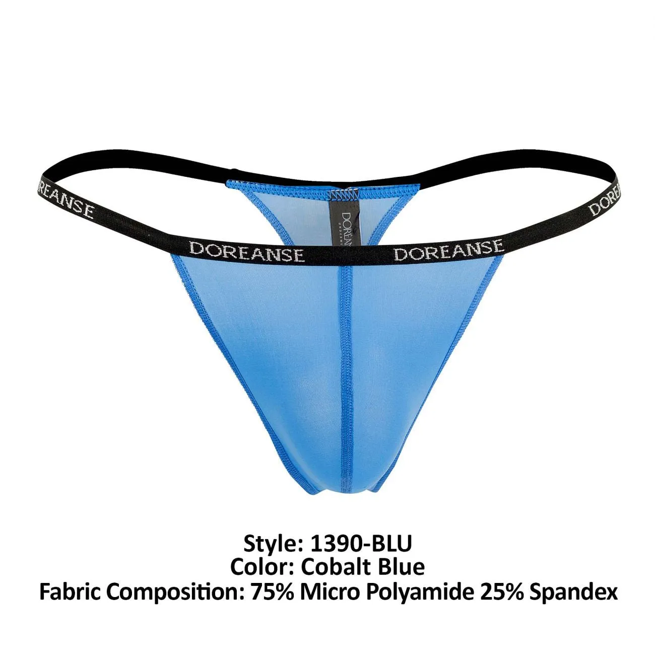 Bekleidung_Doreanse_Herrenunterwäsche Doreanse 1390-BLU Aire Tangas Farbe Kobaltblau