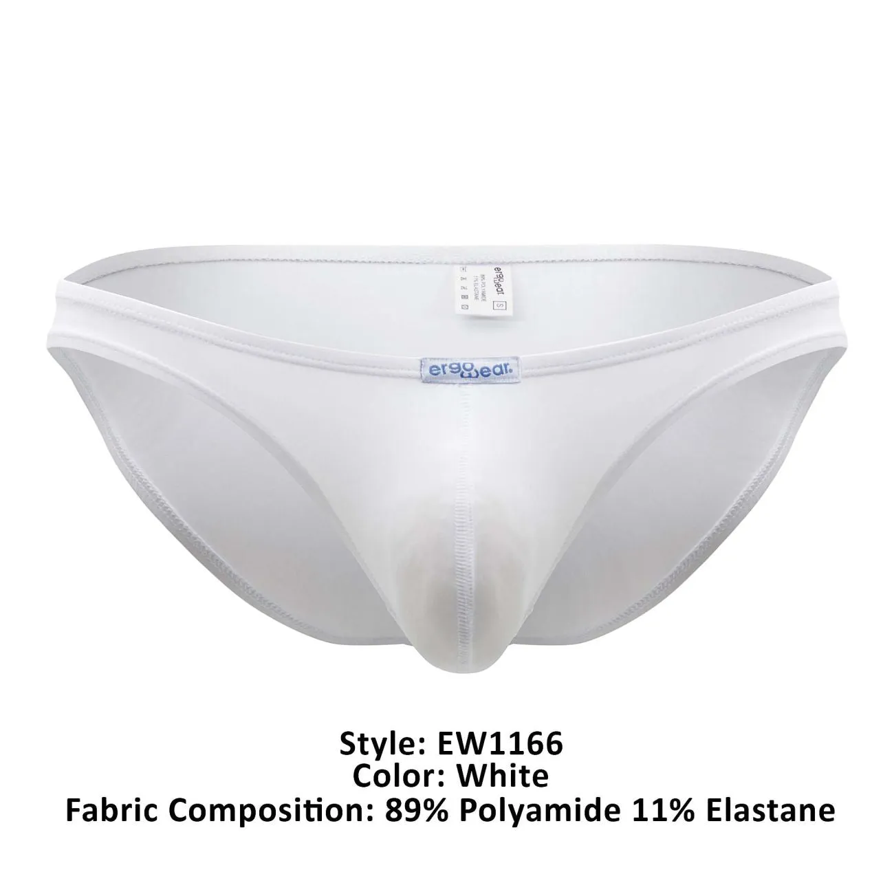 Bekleidung_Ergowear_Herrenunterwäsche ErgoWear EW1166 X4D Bikini Farbe Weiß