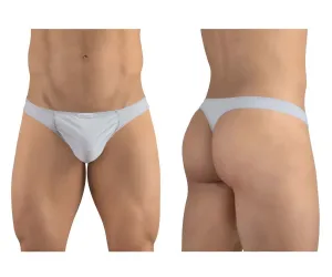 Clothing_Ergowear_Mens Underwear ErgoWear EW1253 FEEL GR8 Thongs Color Silver