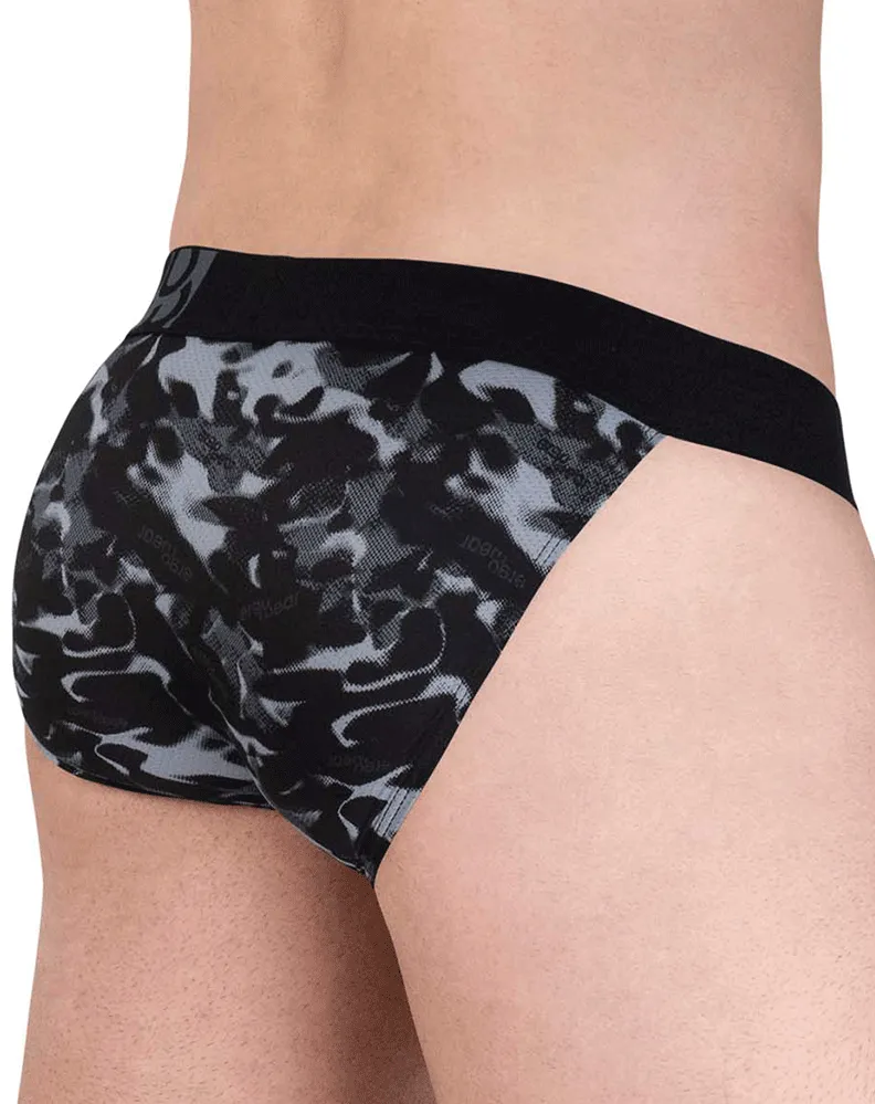 Bekleidung_Ergowear_Herrenunterwäsche Ergowear Ew1723 Max Se Camo Bikini Schwarz