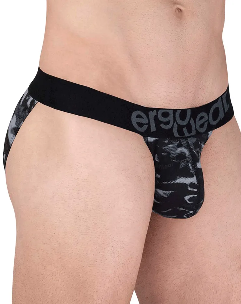 Bekleidung_Ergowear_Herrenunterwäsche Ergowear Ew1723 Max Se Camo Bikini Schwarz