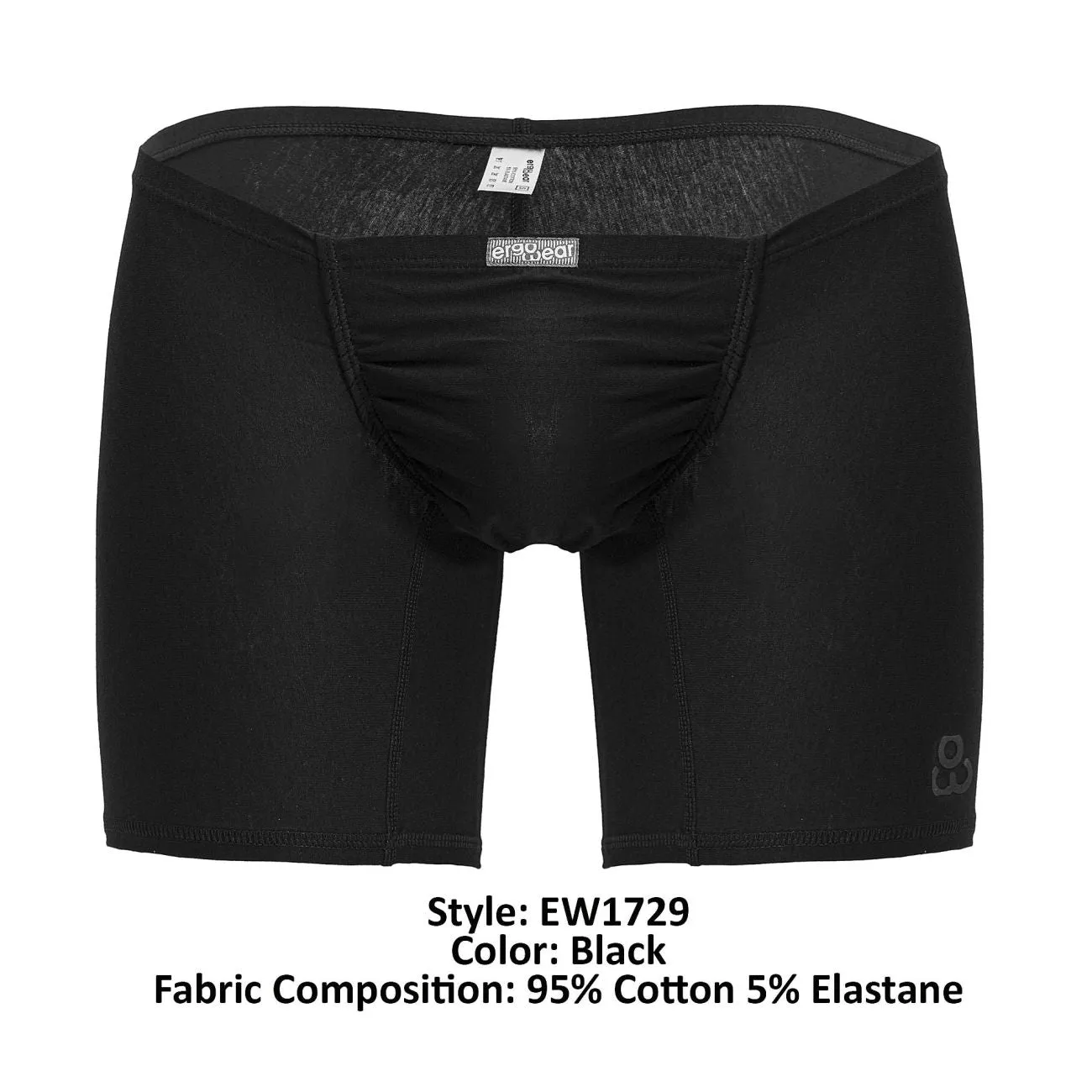 Bekleidung_Ergowear_Herrenunterwäsche ErgoWear EW1729 FEEL GR8 Baumwoll-Boxershorts Farbe Schwarz