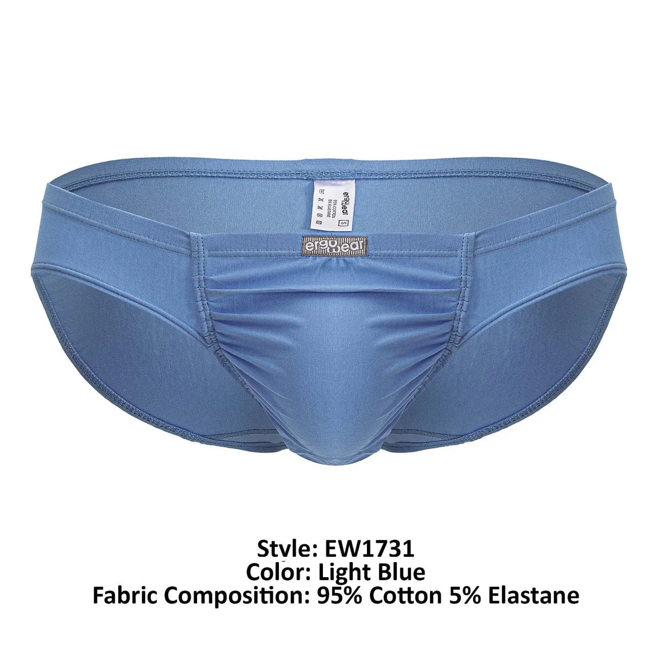 Bekleidung_Ergowear_Herrenunterwäsche ErgoWear EW1731 FEEL GR8 Baumwoll-Bikini Farbe Hellblau