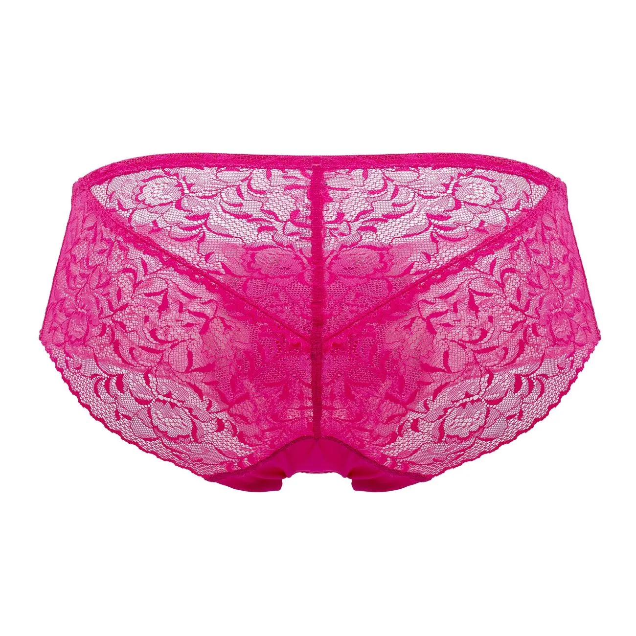 Bekleidung_Hawair_Herrenunterwäsche HAWAI 42152 Einfarbige Spitzen-Slipfarbe Fuchsia